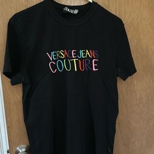 Versace jeans Couture black t shirt women’s large